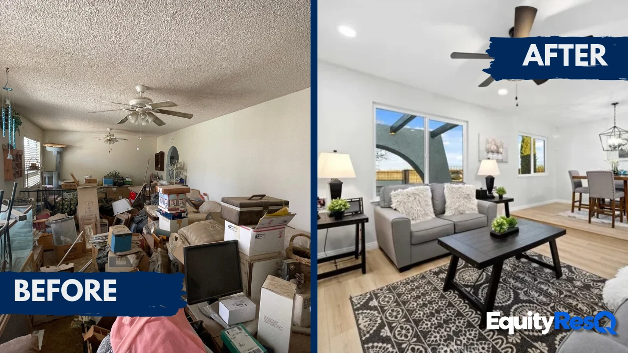Before and after renovation